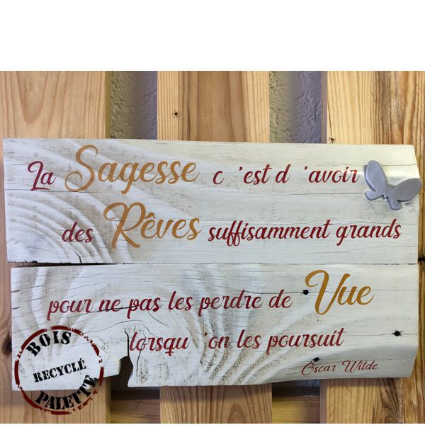 Citations sur bois